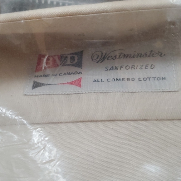 Vintage BVD Westminster 1960's shirt 16 collar - Picture 2 of 6